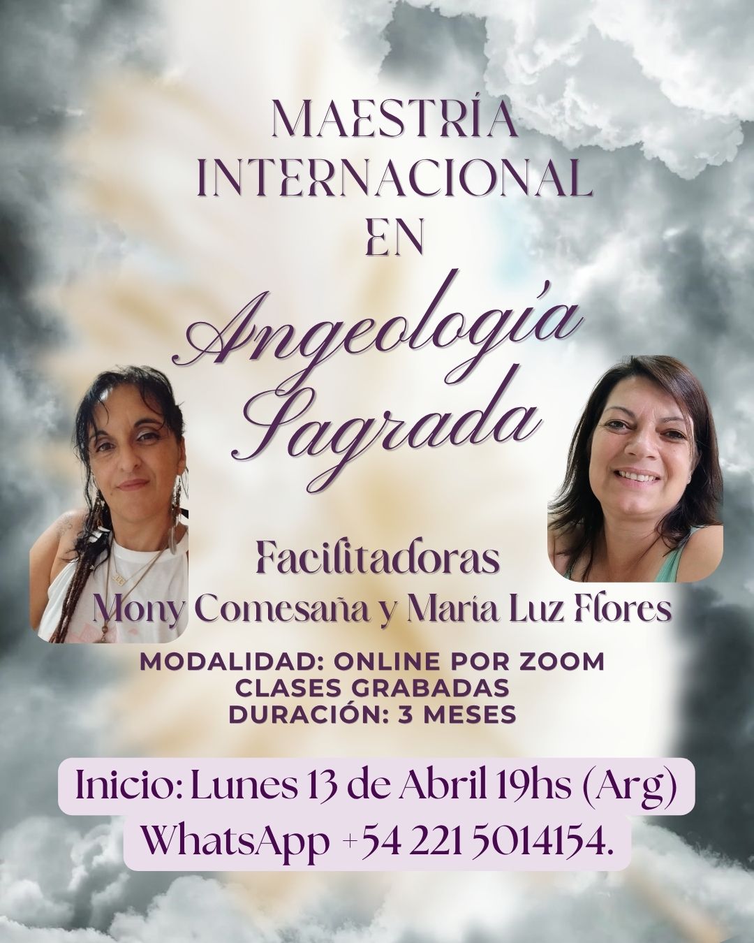 Maestría Internacional en Angeología Sagrada - Mony Comesaña