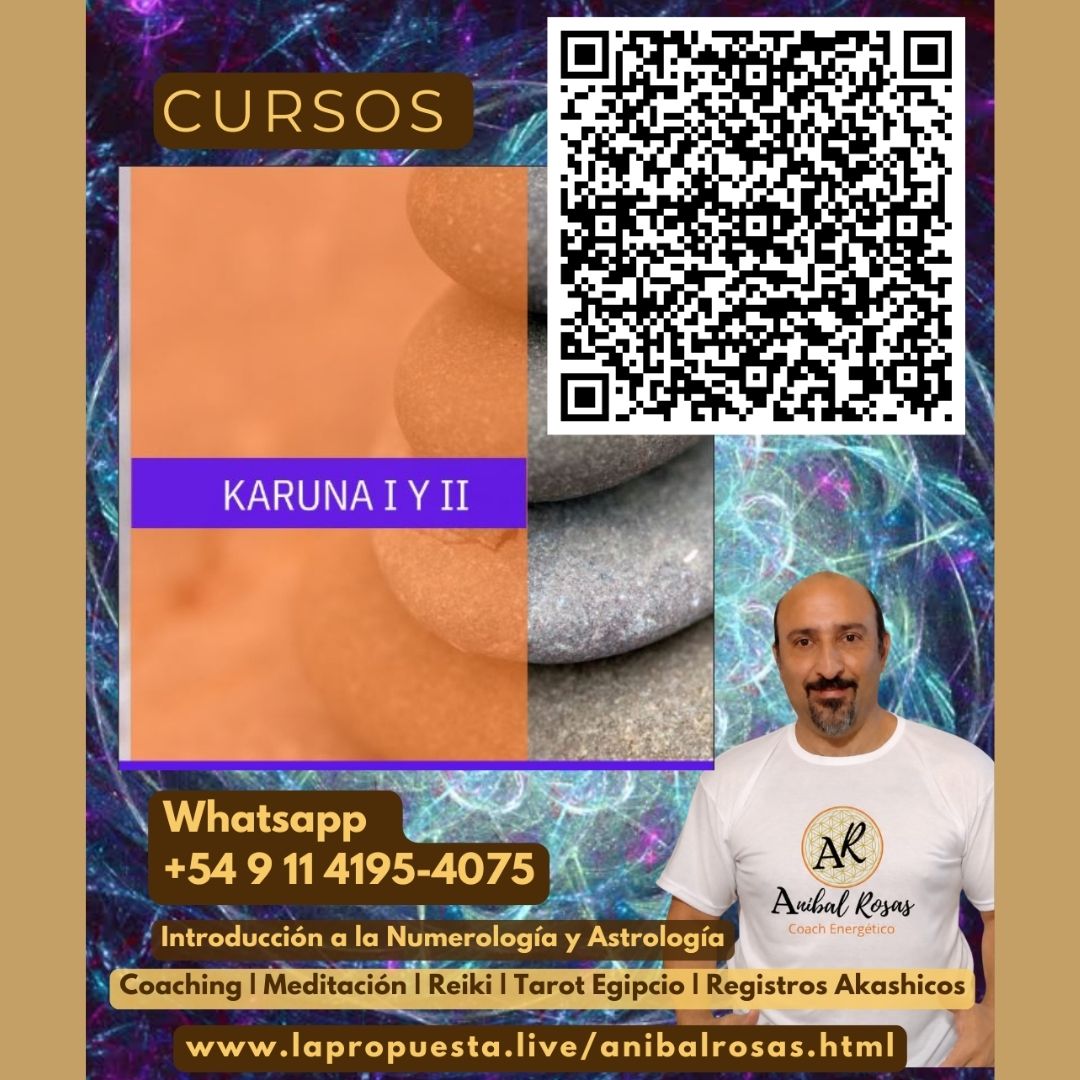Curso de Reiki Karuna Nivel 1 y 2 - Coach Aníbal Rosas