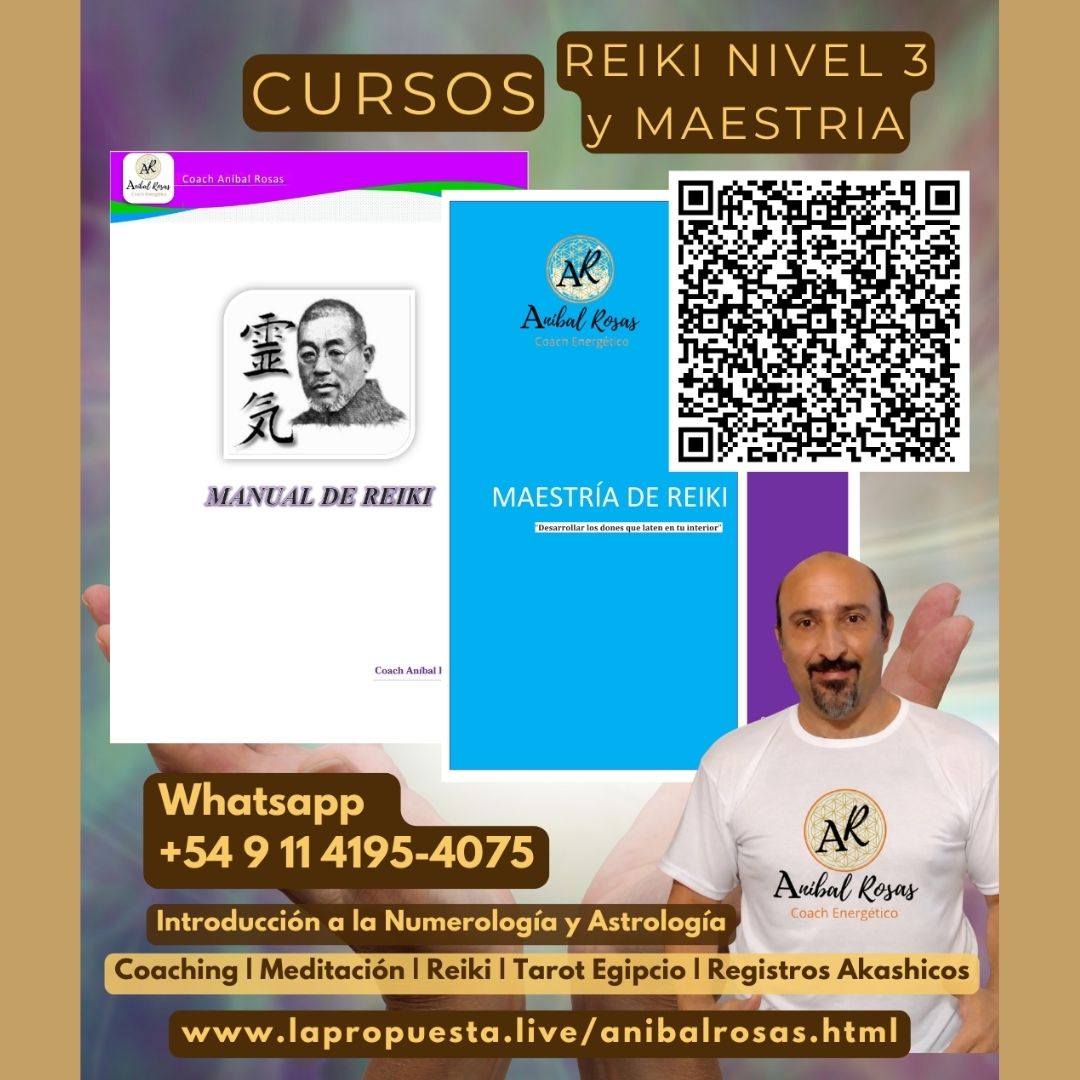 Maestría en Reiki Usui Nivel 3 - Formación Profesional