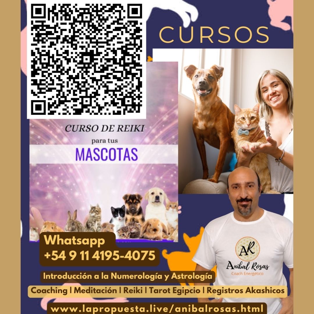 Taller de Reiki para Mascotas y Animales - Aníbal Rosas
