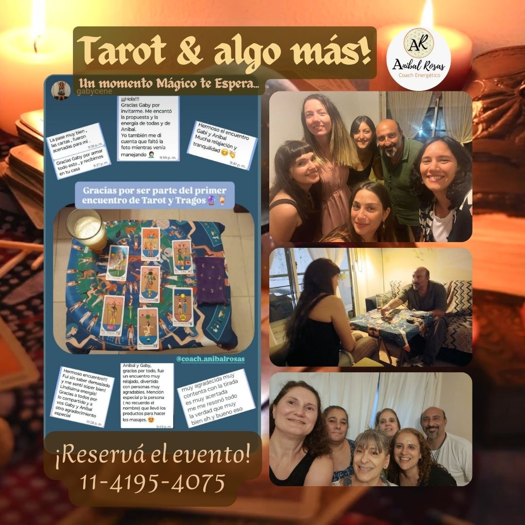 Evento Tarot y Algo Más Encuentro Mágico Aníbal Rosas